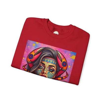 Unisex Heavy Blend™ Crewneck Sweatshirt, Cancer, Zodiac, Sexy Pattern