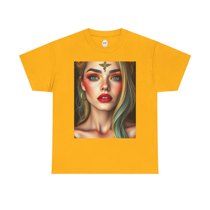Unisex Heavy Cotton T-Shirt, Virgo, Zodiac, Sexy Art