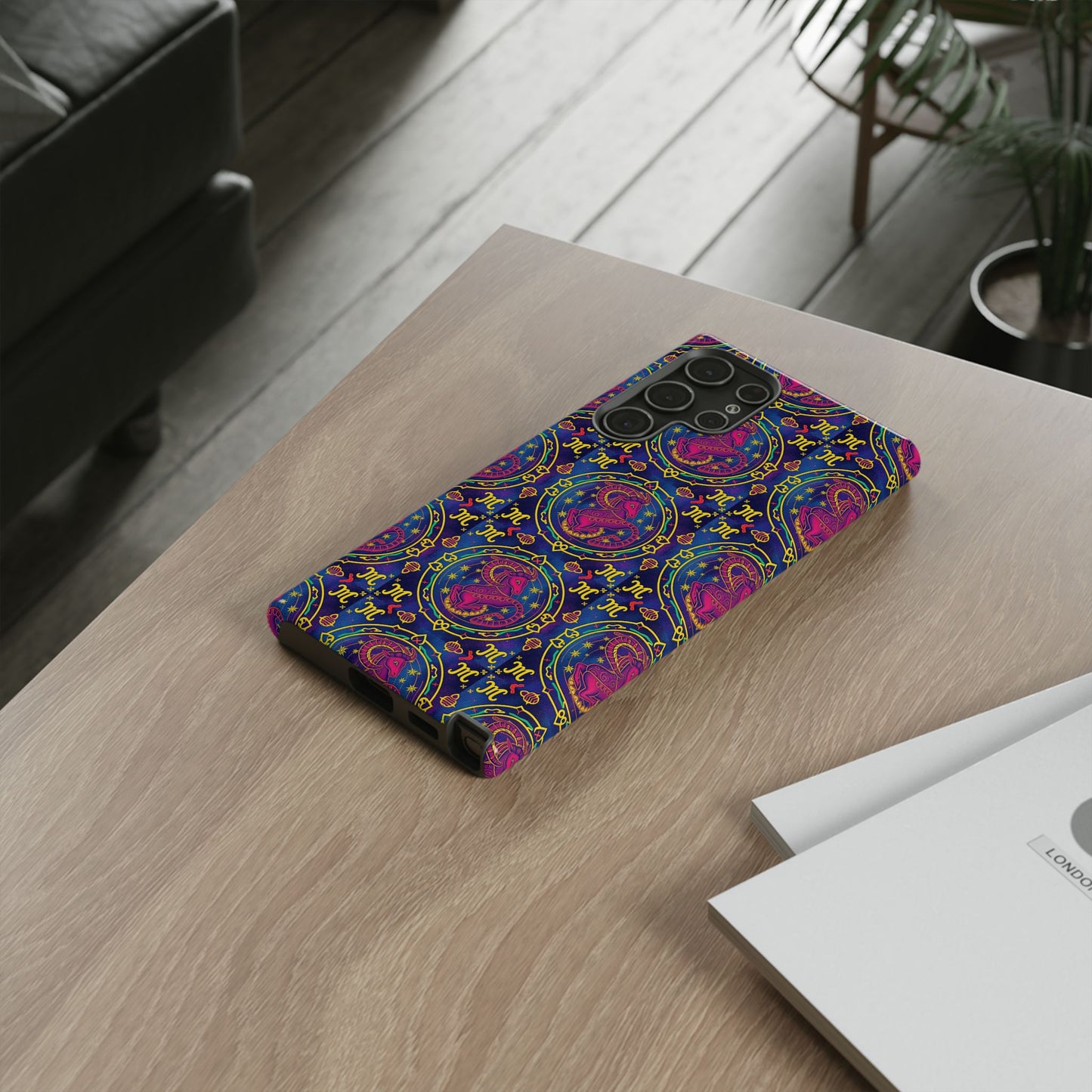 Tough Cases, Capricorn, Zodiac, Metal Pattern