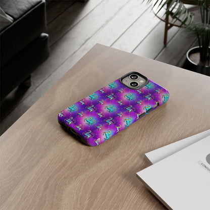 Tough Cases, Aquarius, Zodiac, Metal Pattern