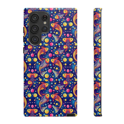 Tough Cases, Pisces, Zodiac, Bubble Pattern