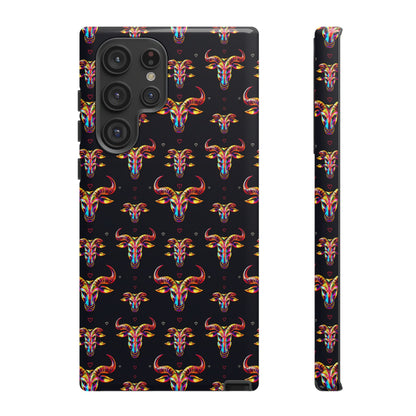 Tough Cases, Taurus, Zodiac, Metal Pattern