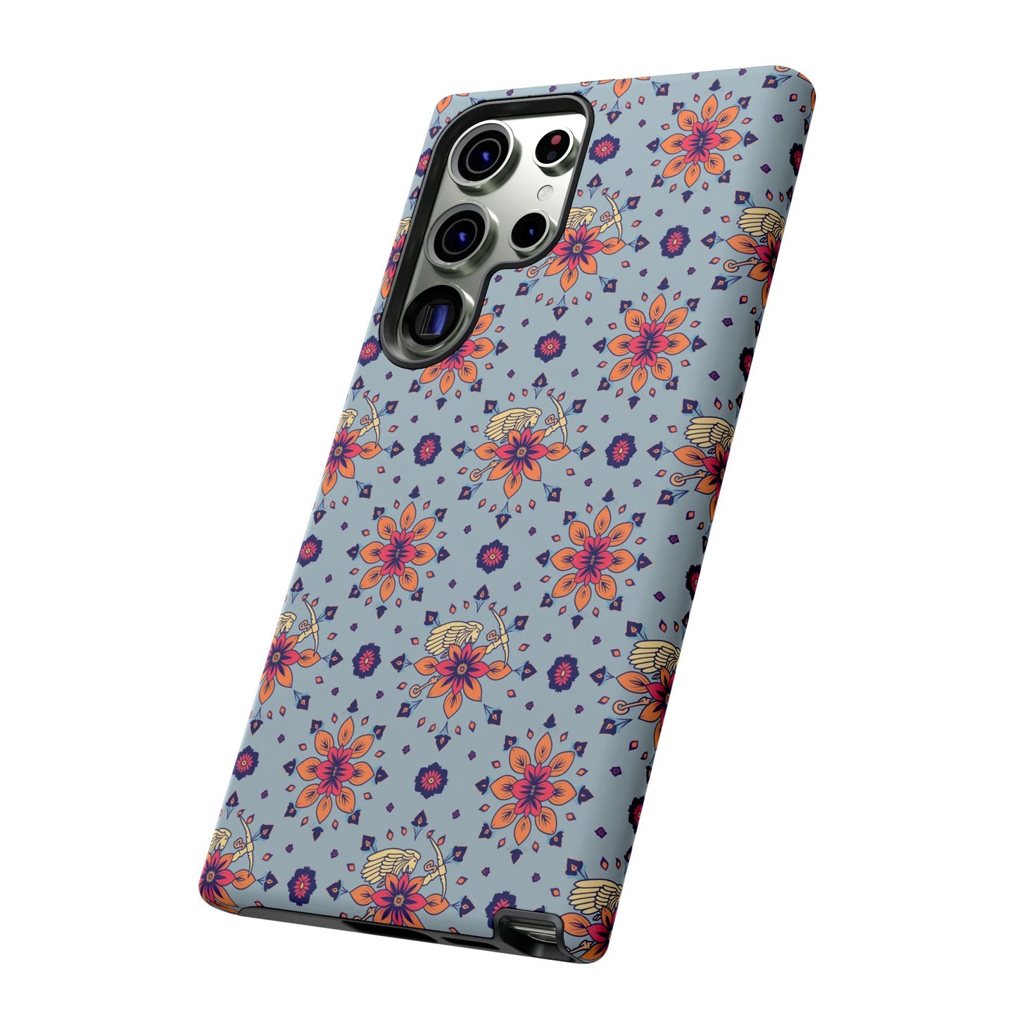Tough Cases, Sagittarius, Zodiac v3, Flower Pattern