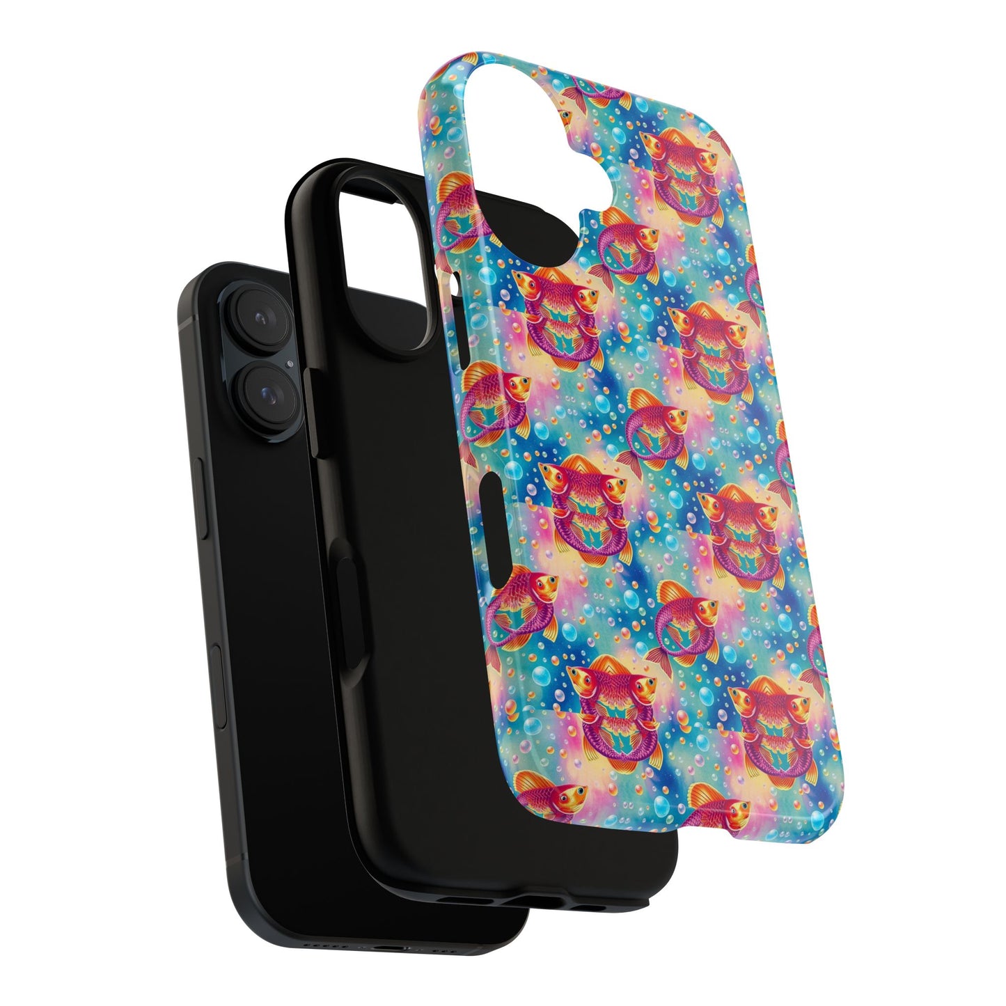 Tough Cases, Pisces, Zodiac v1, Bubble Pattern