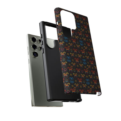 Tough Cases, Aries, Zodiac v1, Metal Pattern