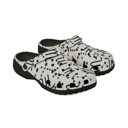 EVA Foam Rubber Shoes (AOP), Material 100% EVA, Scorpio Zodiac Design