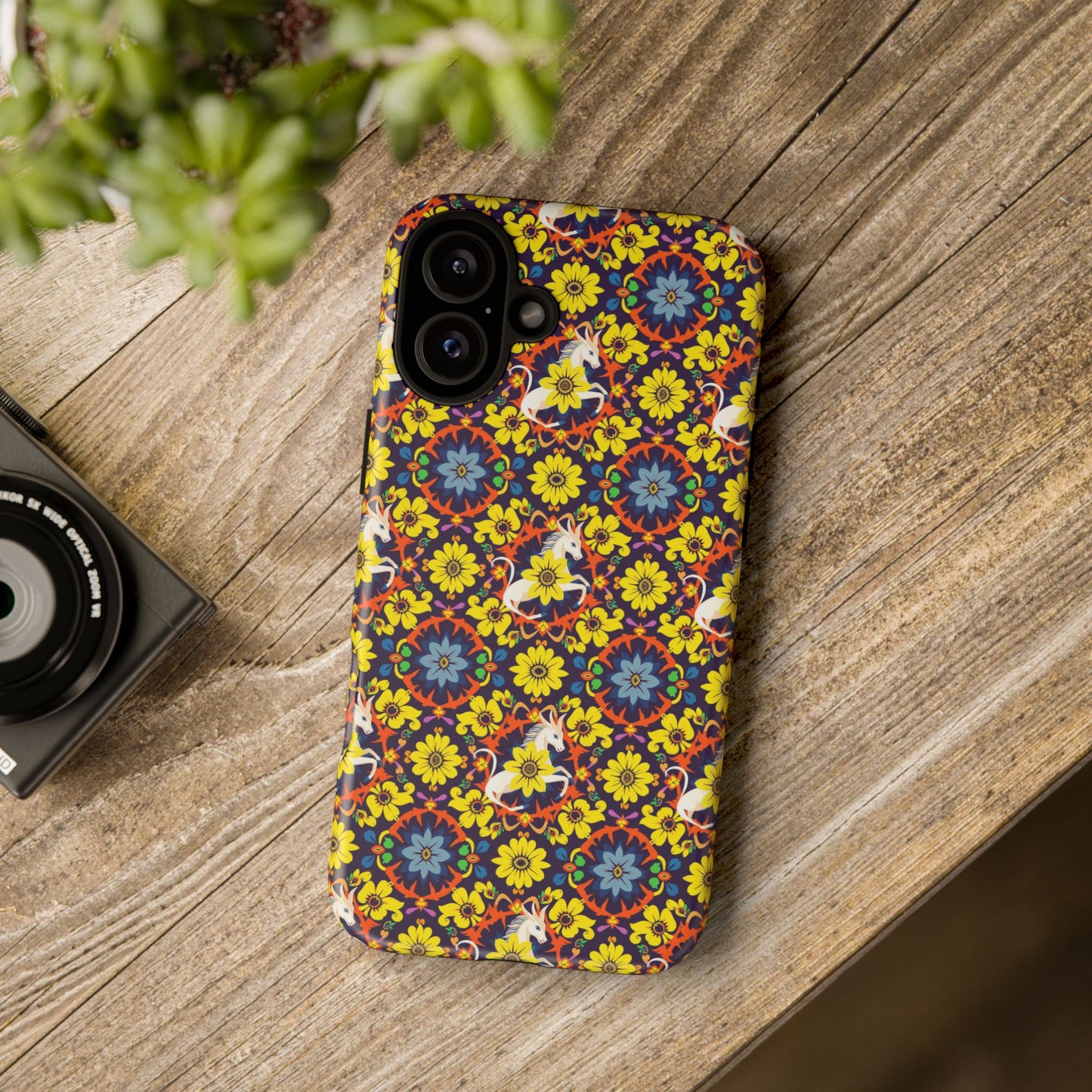 Tough Cases, Aquarius, Zodiac v3, Flower Pattern