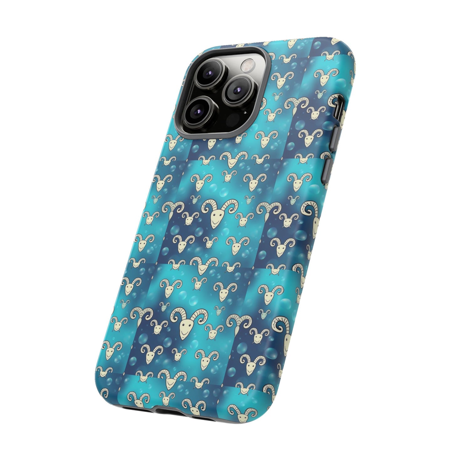 Tough Cases, Aries, Zodiac v1, Bubble Pattern