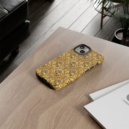 Tough Cases, Leo, Zodiac, Metal Pattern