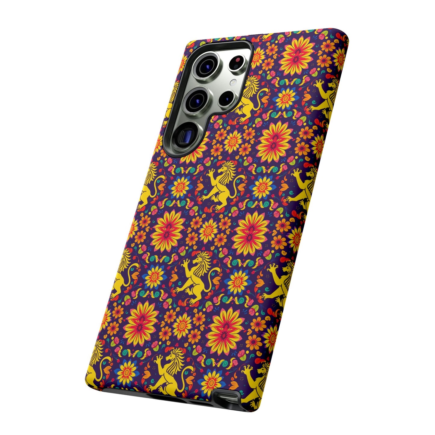 Tough Cases, Leo, Zodiac, Flower Pattern