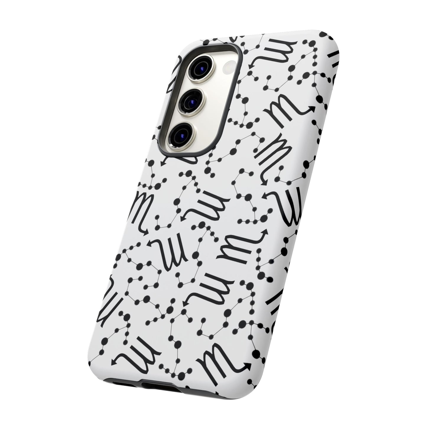 Tough Cases with the Scorpio Zodiac sign for iPhone, Samsung Galaxy, and Google Pixel devices