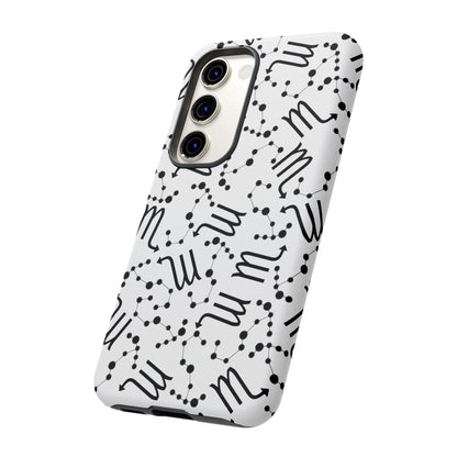 Tough Cases with the Scorpio Zodiac sign for iPhone, Samsung Galaxy, and Google Pixel devices