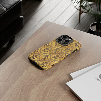Tough Cases, Leo, Zodiac, Metal Pattern
