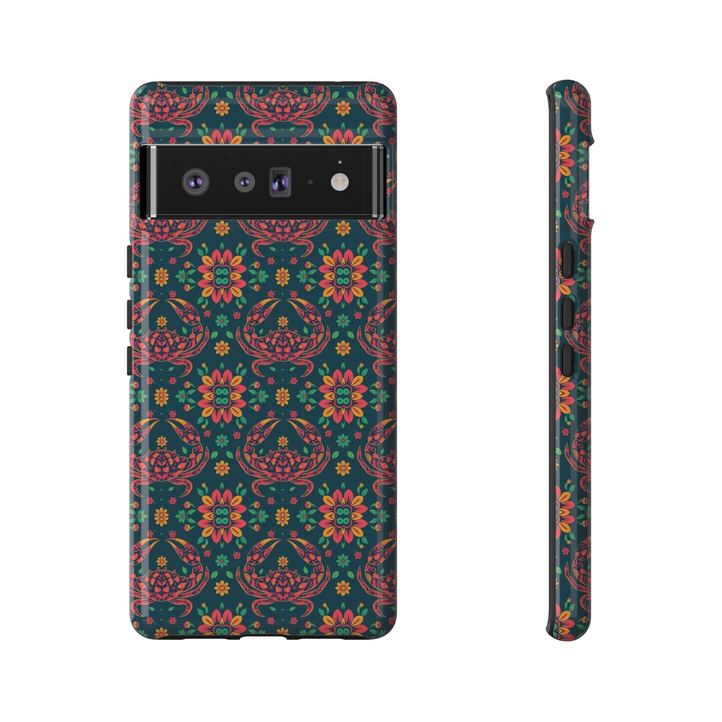 Tough Cases, Cancer, Zodiac v4, Flower Pattern