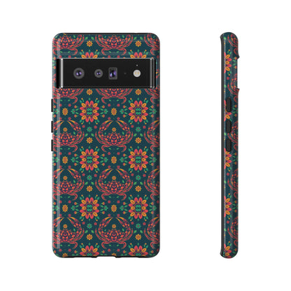 Tough Cases, Cancer, Zodiac v4, Flower Pattern