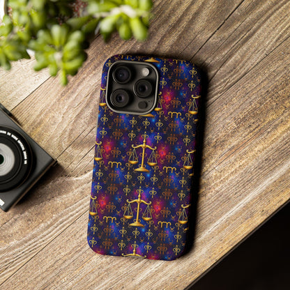 Tough Cases, Libra, Zodiac v2, Metal Pattern
