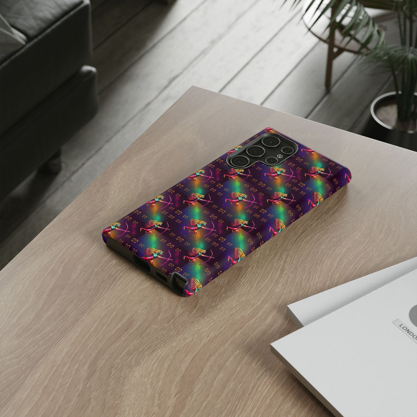 Tough Cases, Sagittarius, Zodiac v1, Metal Pattern