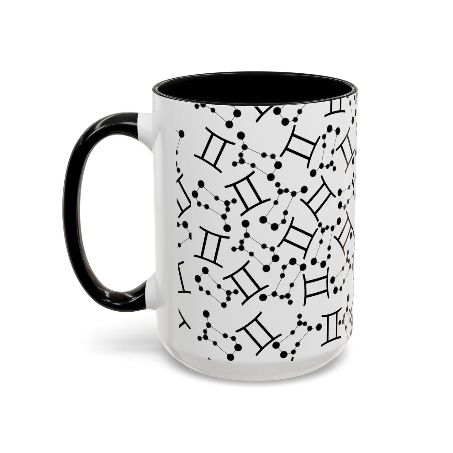 Accent Coffee Mug with the Gemini sign (11, 15oz)