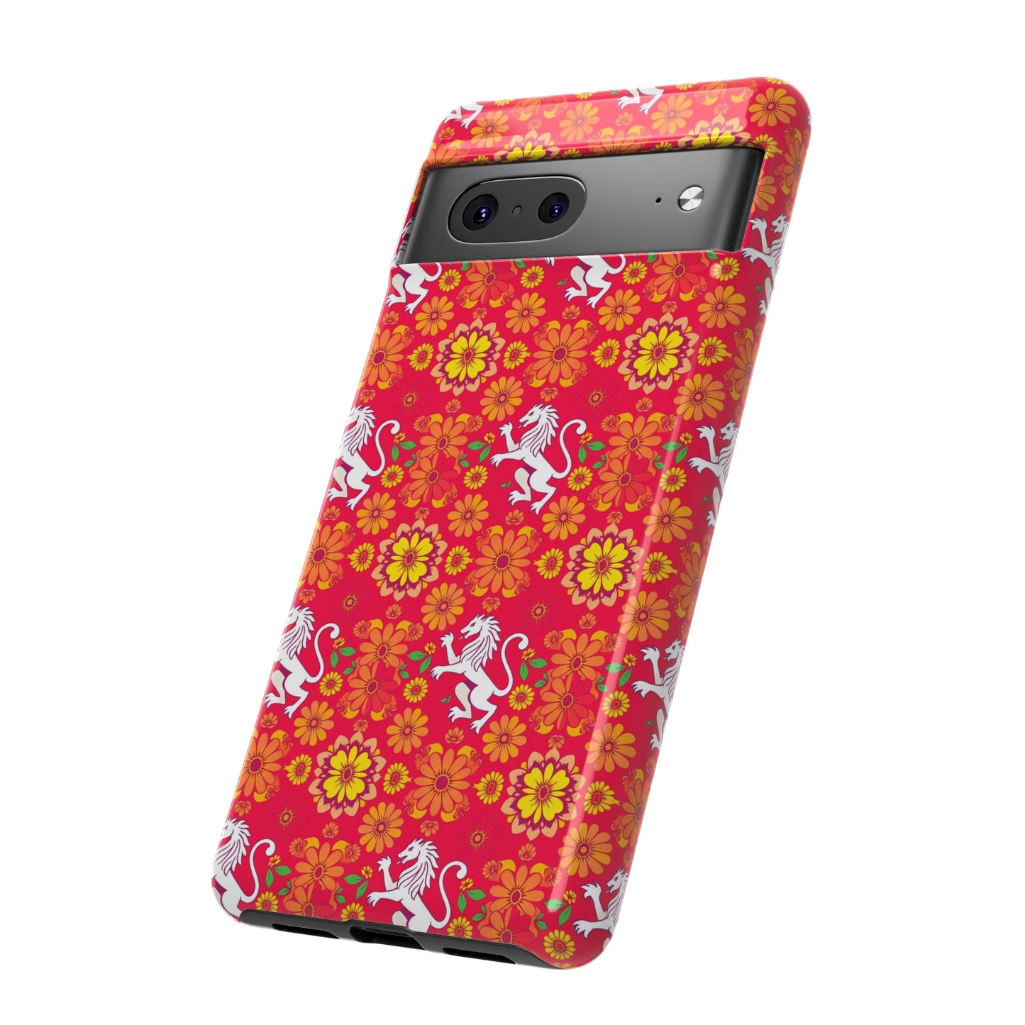 Tough Cases, Leo, Zodiac v4, Flower Pattern