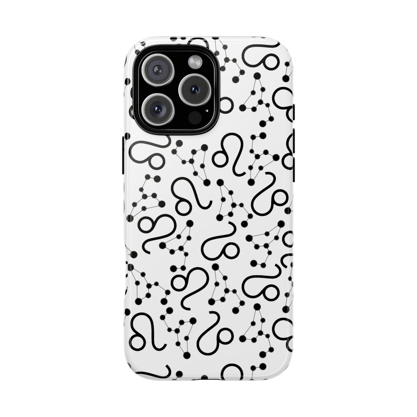 Tough Cases with the Leo Zodiac sign for iPhone, Samsung Galaxy, and Google Pixel devices