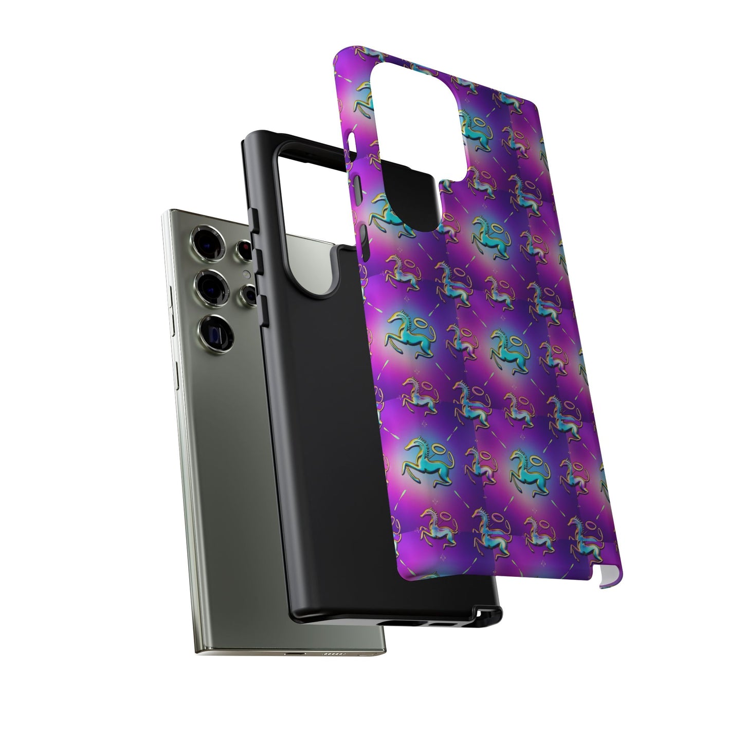 Tough Cases, Aquarius, Zodiac, Metal Pattern