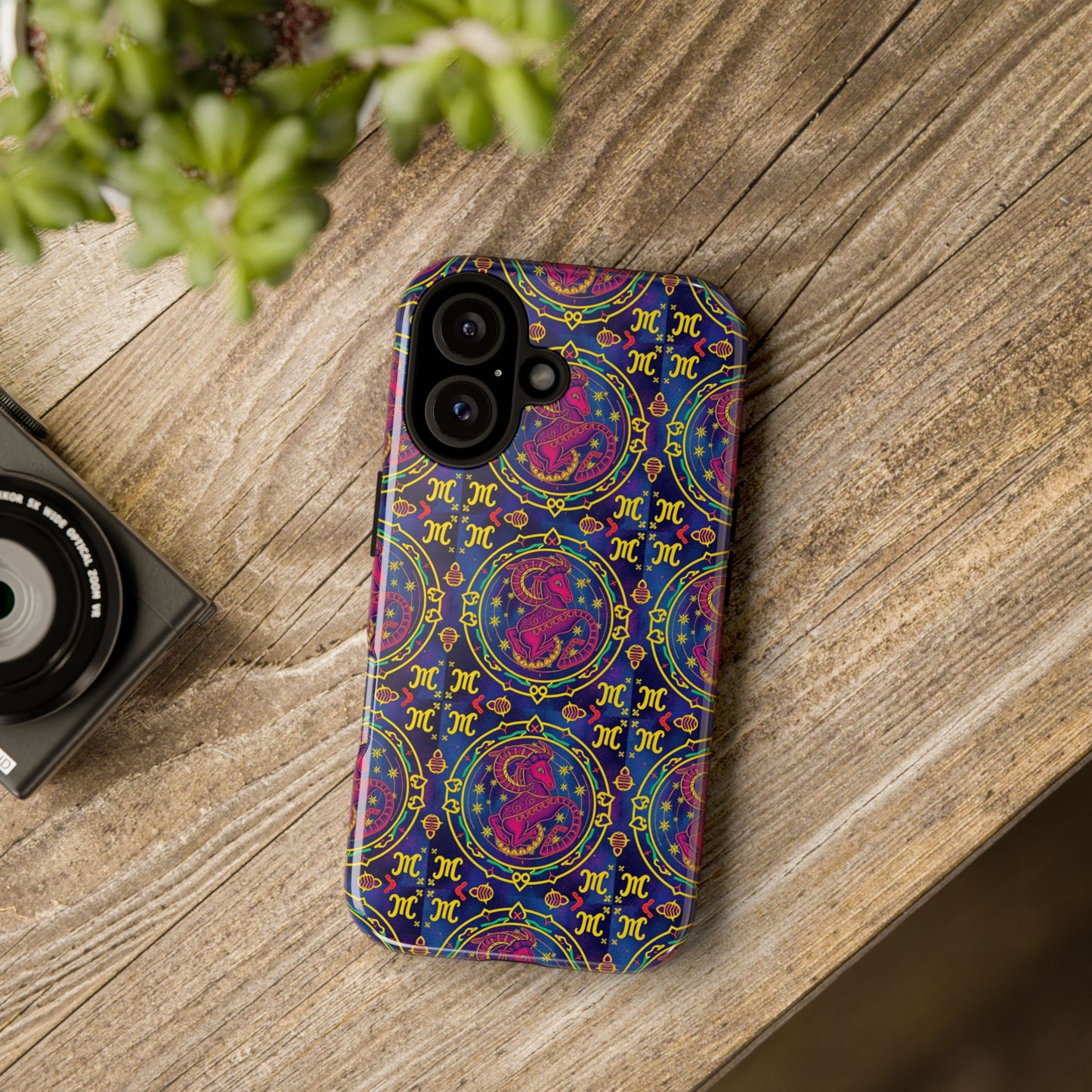 Tough Cases, Capricorn, Zodiac, Metal Pattern