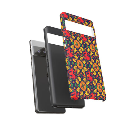 Tough Cases, Virgo, Zodiac v2, Flower Pattern