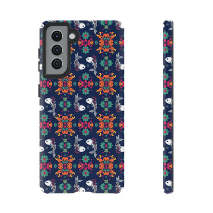 Tough Cases, Pisces, Zodiac, Flower Pattern