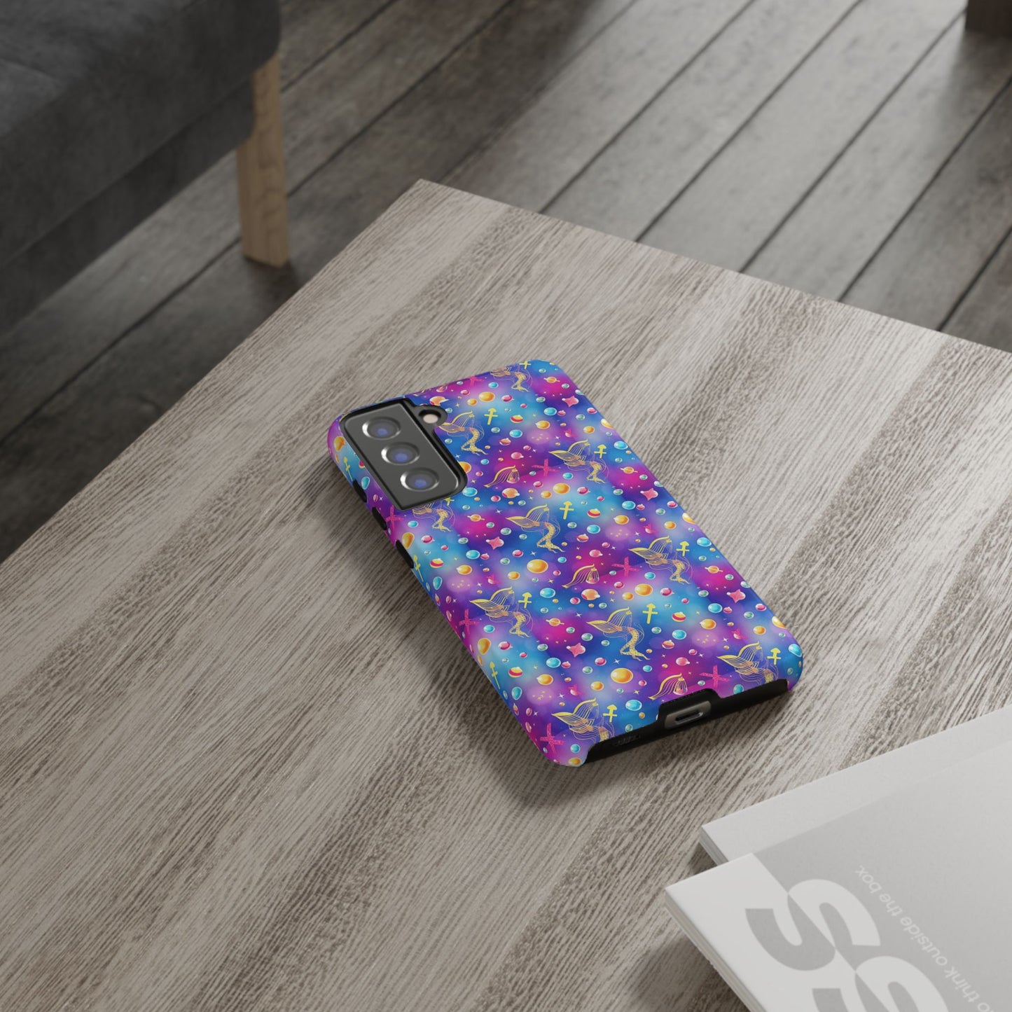 Tough Cases, Sagittarius, Zodiac v3, Bubble Pattern