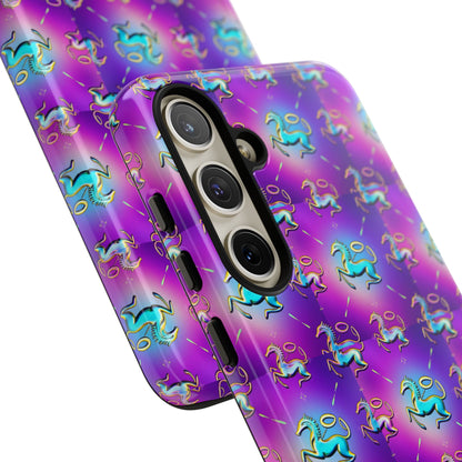 Tough Cases, Aquarius, Zodiac, Metal Pattern