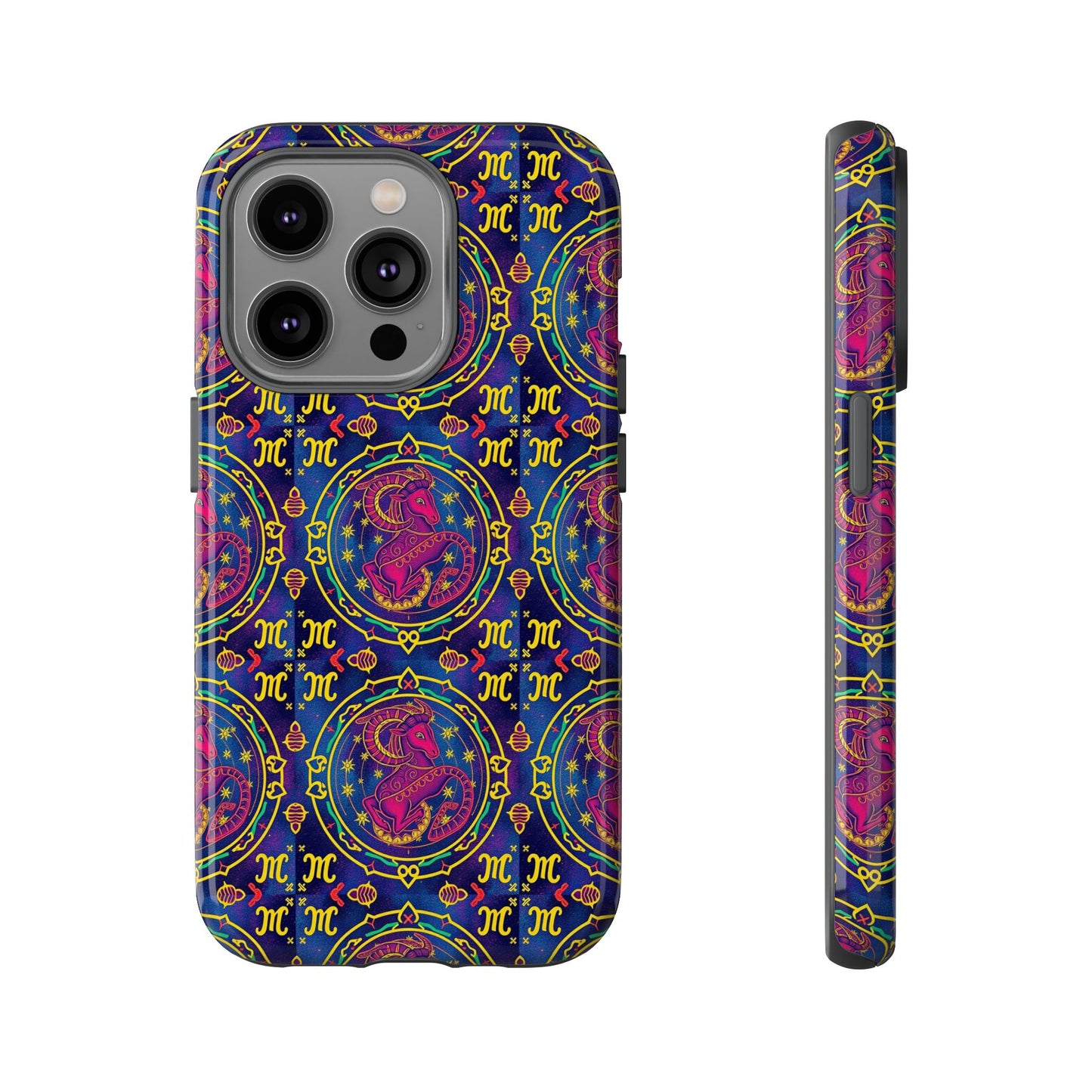 Tough Cases, Capricorn, Zodiac, Metal Pattern