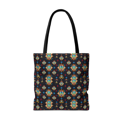 Tote Bag (AOP), Sagittarius, Zodiac v1, Jewel Pattern