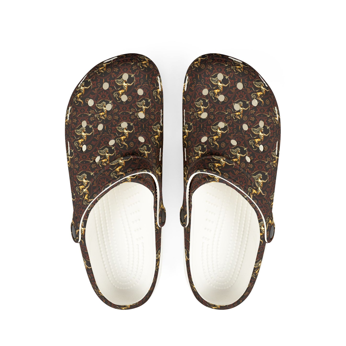 EVA Foam Rubber Shoes, (AOP), Sagittarius, Zodiac, Pattern
