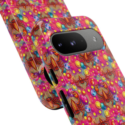 Tough Cases, Scorpio, Zodiac, Bubble Pattern