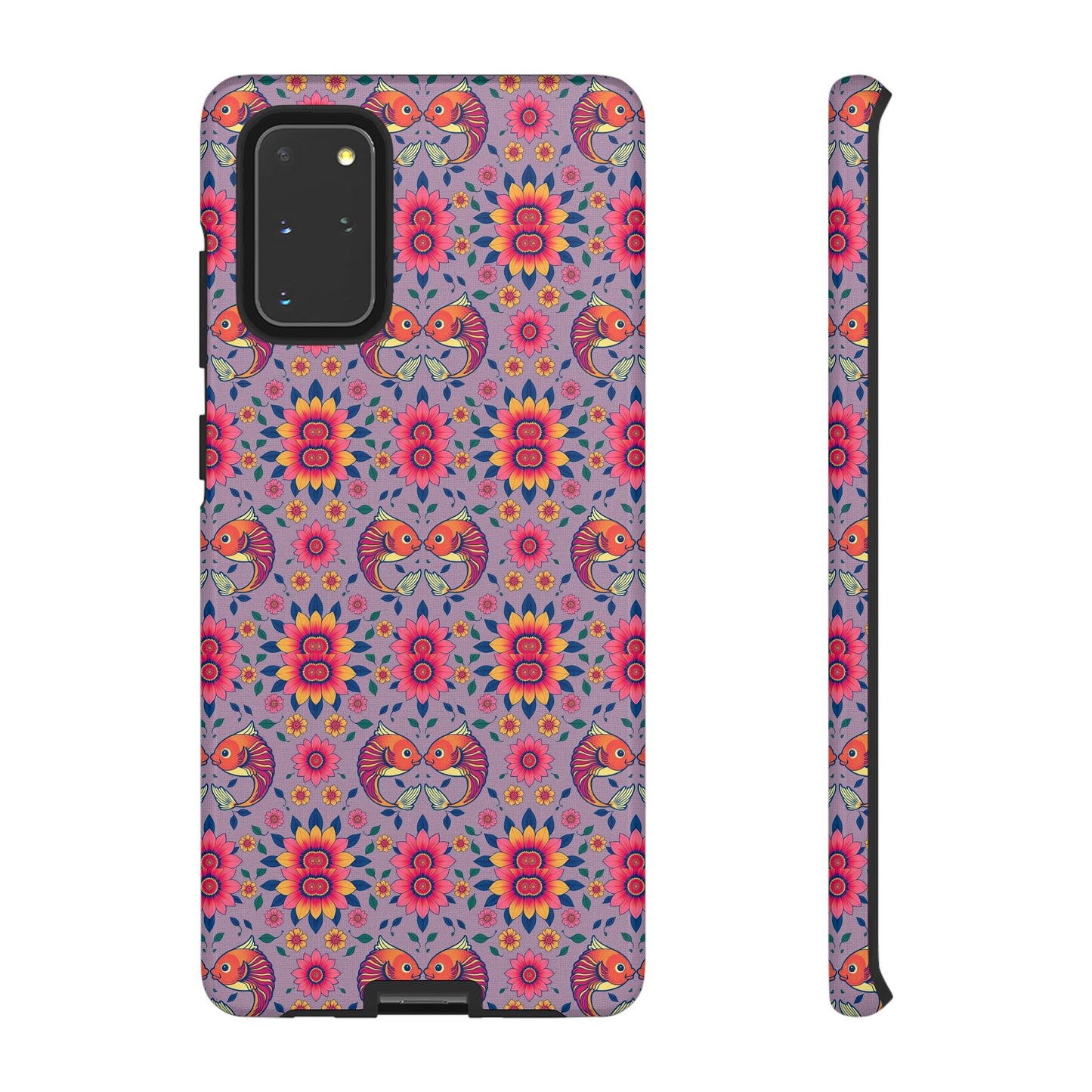 Tough Cases, Pisces, Zodiac v3, Flower Pattern