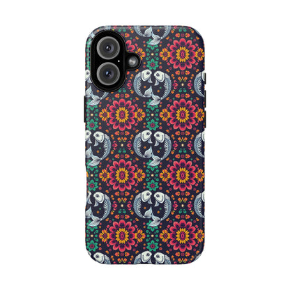 Tough Cases, Pisces, Zodiac v4, Flower Pattern