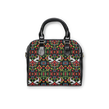 Shoulder Handbag, Taurus, Zodiac, Flower Pattern