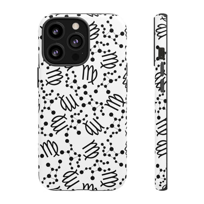 Tough Cases with the Virgo Zodiac sign for iPhone, Samsung Galaxy, and Google Pixel devices