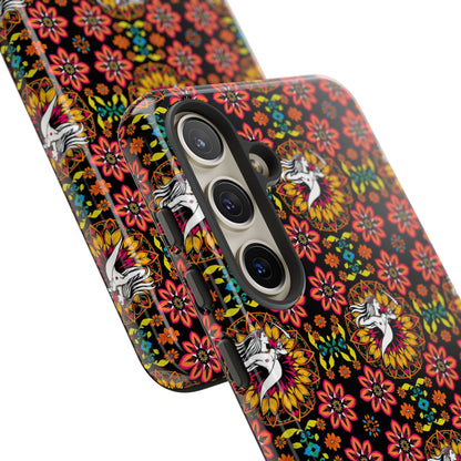 Tough Cases, Sagittarius, Zodiac v2, Flower Pattern