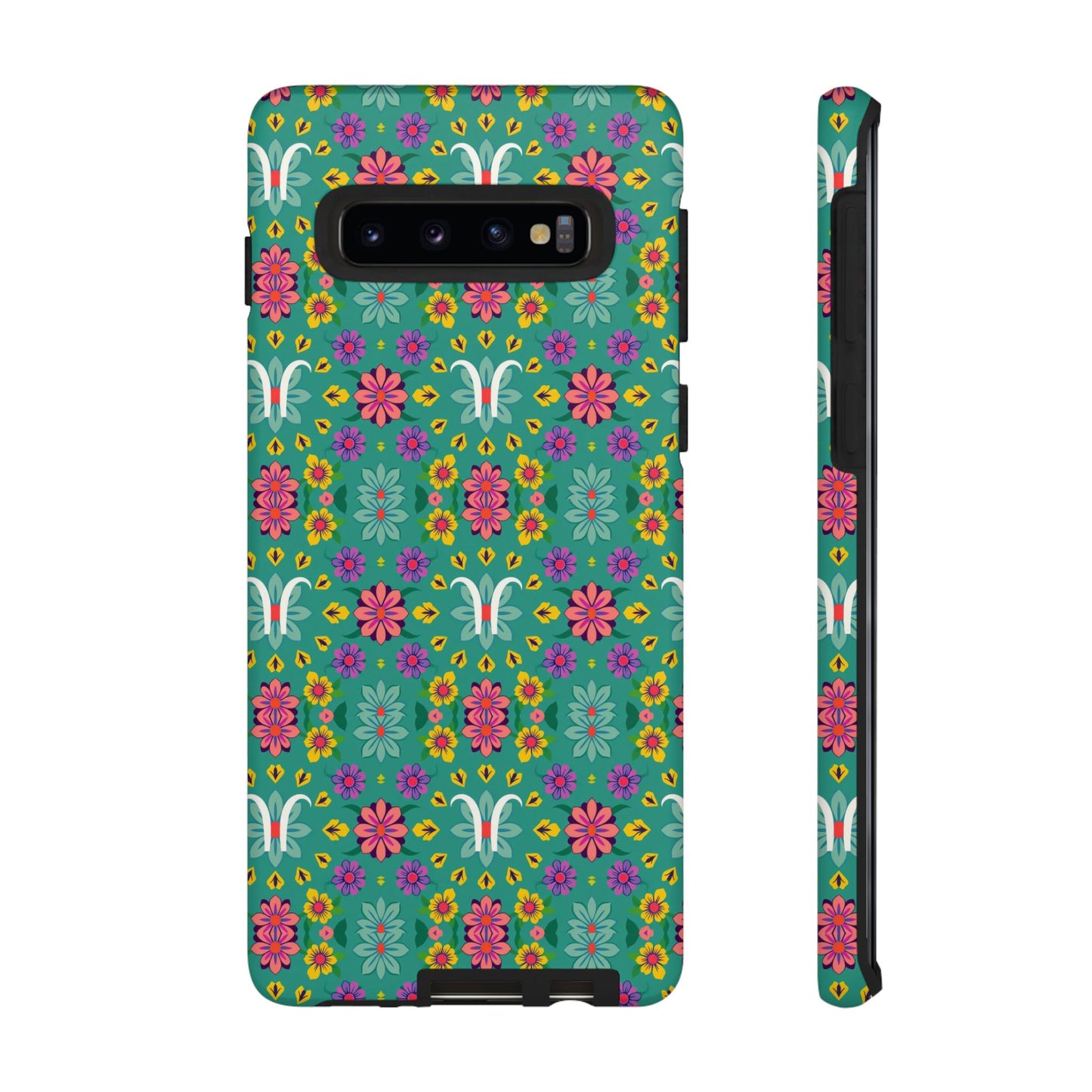 Tough Cases, Aquarius, Zodiac v4, Flower Pattern