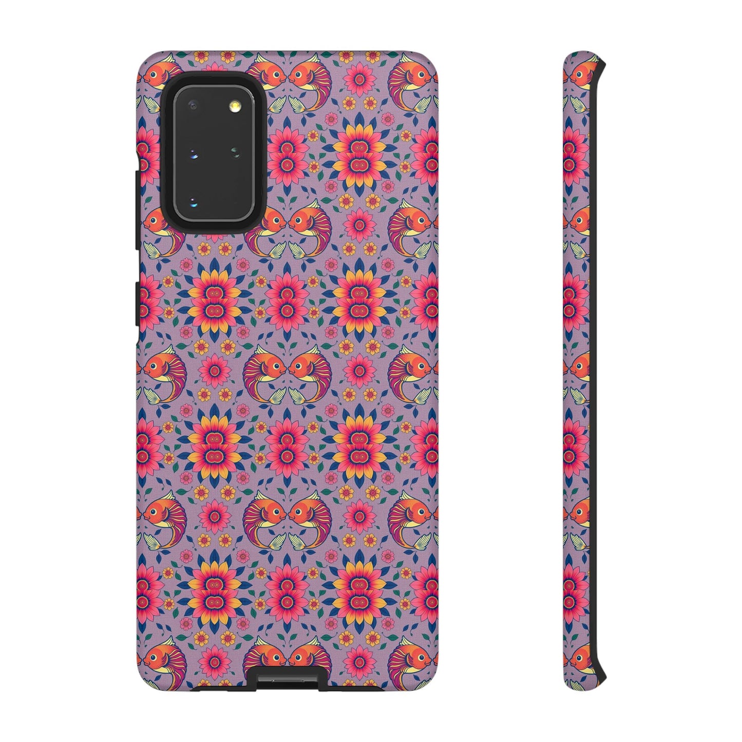 Tough Cases, Pisces, Zodiac v3, Flower Pattern