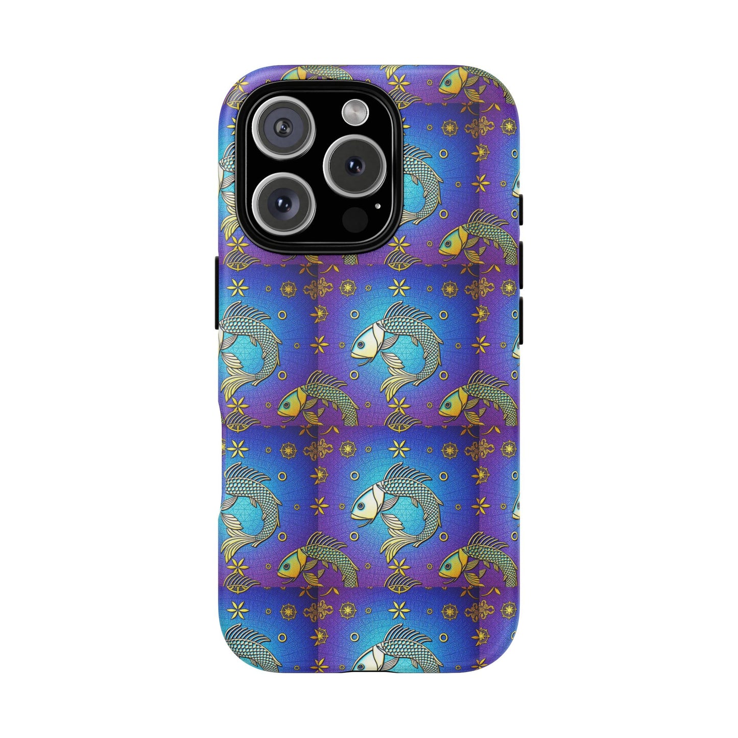 Tough Cases, Pisces, Zodiac v2, Metal Pattern