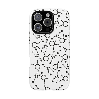 Tough Cases with the Taurus Zodiac sign for iPhone, Samsung Galaxy, and Google Pixel devices