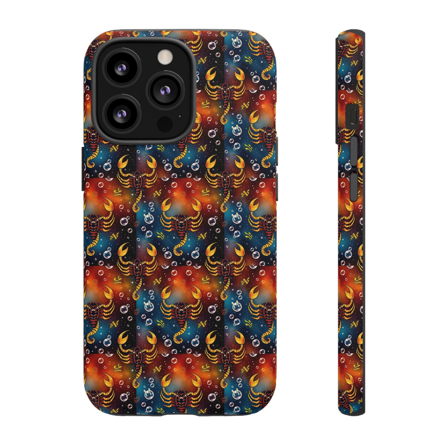 Tough Cases, Scorpio, Zodiac v2, Bubble Pattern