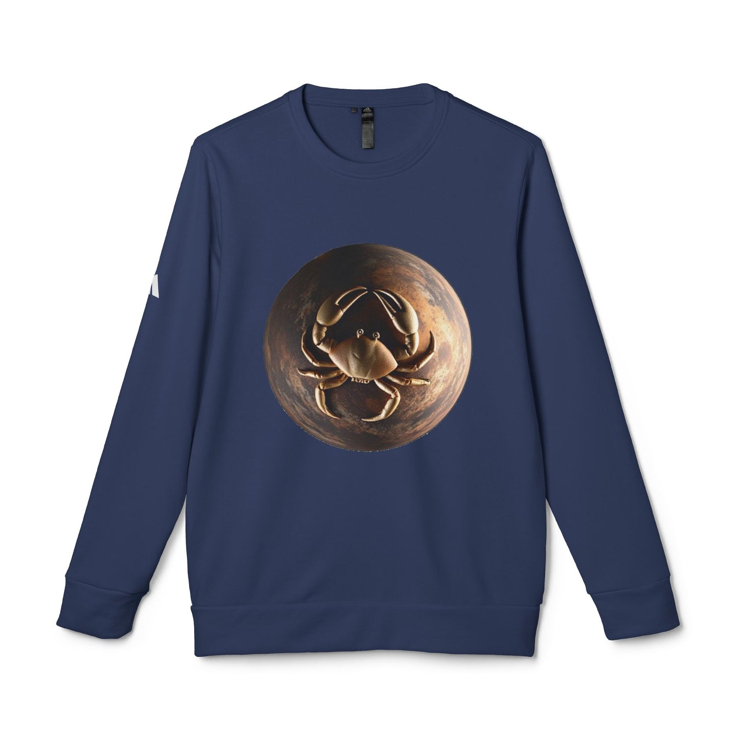 Adidas, Unisex Fleece Crewneck Sweatshirt, Cancer, Planet Animal, Zodiac
