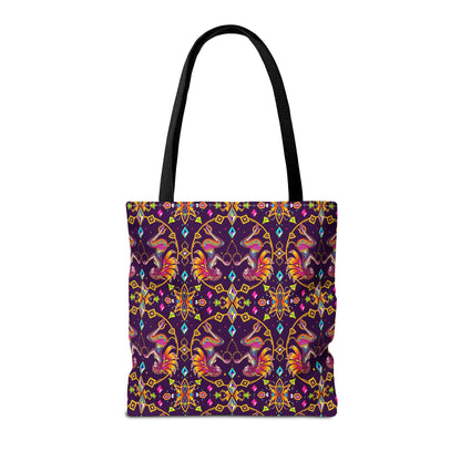Tote Bag (AOP), Gemini, Zodiac, Jewel Pattern