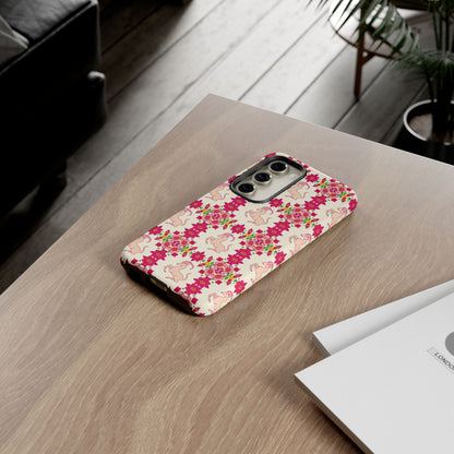 Tough Cases, Capricorn, Zodiac v3, Flower Pattern