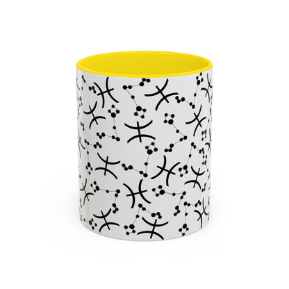 Accent Coffee Mug with the Pisces sign (11, 15oz)