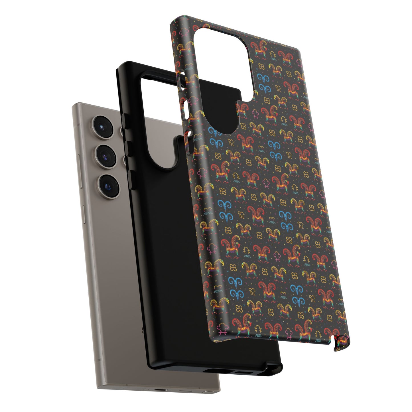 Tough Cases, Aries, Zodiac v1, Metal Pattern