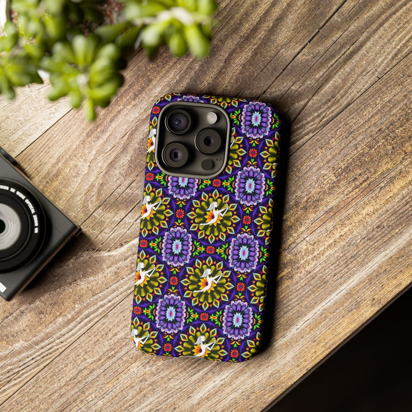 Tough Cases, Sagittarius, Zodiac v1, Flower Pattern